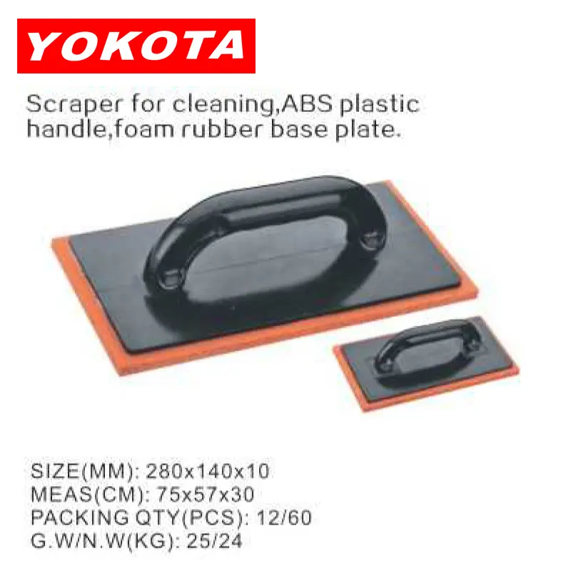 Scraper For Cleaning ABS Plastic Handle Foam Rubber Base Plate Hengtian